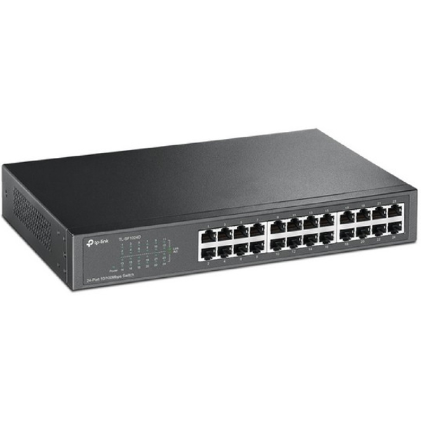 სვიჩი TP-Link TL-SF1024D, 24-Port, Switch, Black