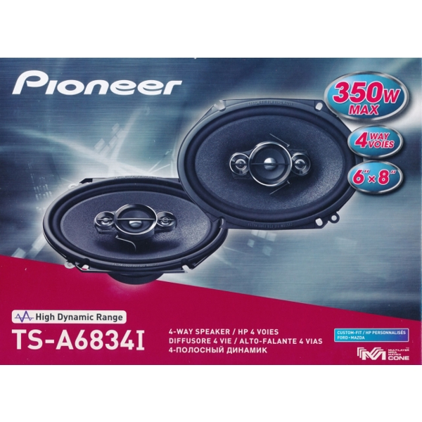 მანქანის დინამიკი Car/sp/6х9cm PIONEER TS-A6834I (пара)(coaxial)