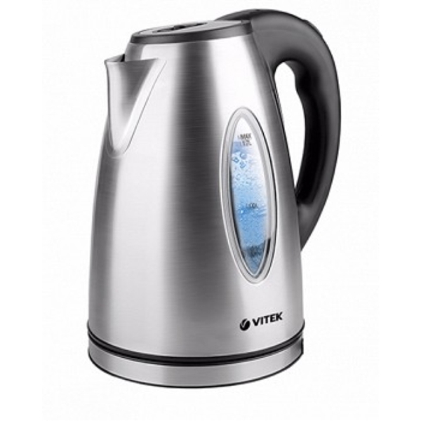 VITEK VT 7019, 2200W, 1.7L, Electric Kettle, Silver