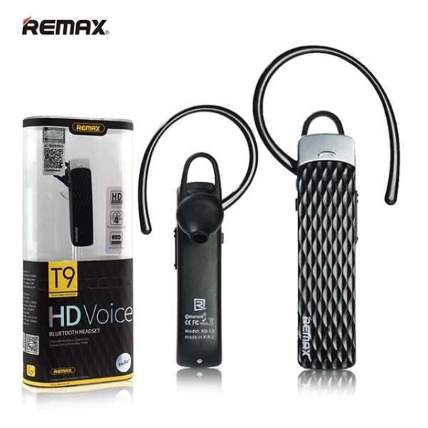 Bluetooth გარნიტურა  Remax Bluetooth Earphone T9 Black