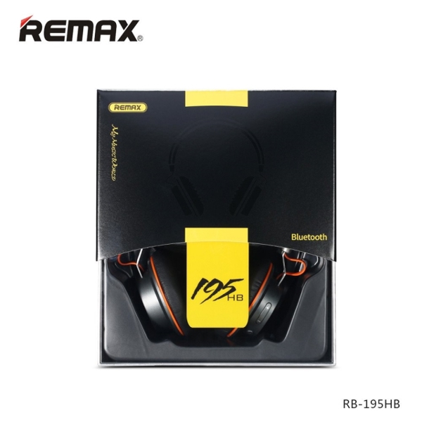 BLUETOOTH  ყურსასმენი  REMAX Headphone RB-195HB Black