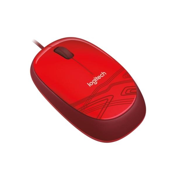 მაუსი LOGITECH M105 CORDED MOUSE BLUE  EWR2       910-003 114