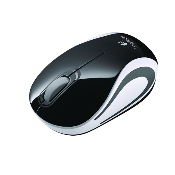 მაუსი LOGITECHWIRELESS MINI MOUSE M187 BLACK          910-002731