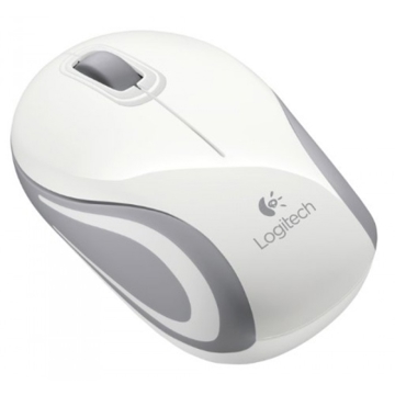 მაუსი LOGITECHWIRELESS MINI MOUSE M187  WHITE               910-002 735