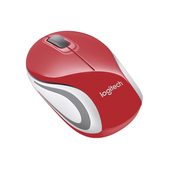 მაუსი LOGITECHWIRELESS MINI MOUSE M187 RED               910-002-732