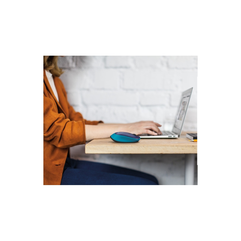 მაუსი LOGITECHWIRELESS MOUSE M335  BLUE 910-004-546