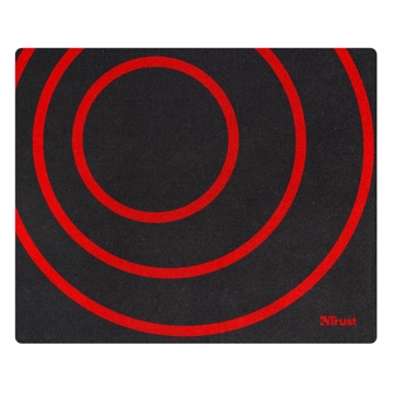 მაუს პადი TRUST PRIMO MOUSEPAD - Rubber anti-slip bottom Size 220 x 180 m - BLACK/RED