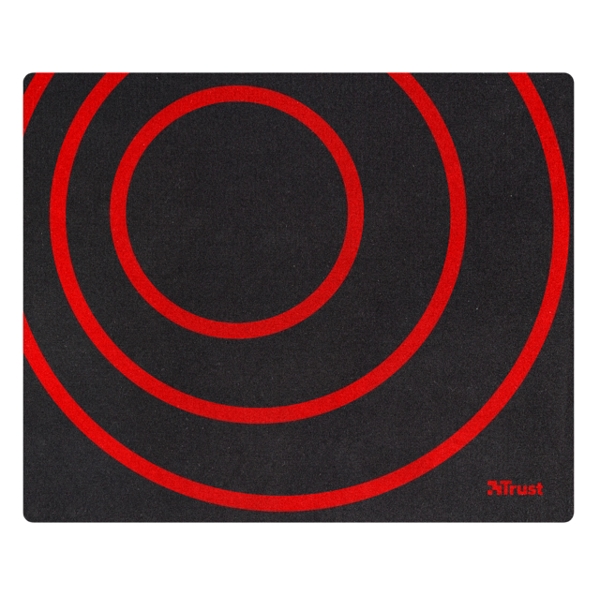 მაუს პადი TRUST PRIMO MOUSEPAD - Rubber anti-slip bottom Size 220 x 180 m - BLACK/RED