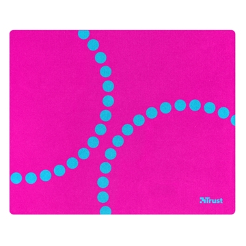 მაუს პადი TRUST PRIMO MOUSEPAD - Rubber anti-slip bottom Size 220 x 180 m - PINK/BLUE