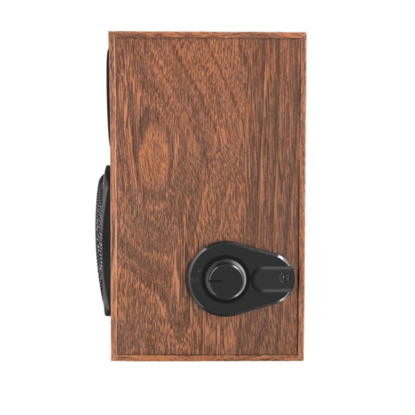 დინამიკი  TRUST VIGOR SPEAKER 24W peak power (12 Watt RMS) / Volume control and power button on the side / USB-powered – no wall power needed -Wood Style