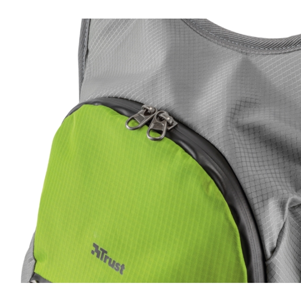 წყალგაუმტარი  ჩანთა TRUST ZANUS WEATHERPROOF SPORTS BACKPACK Ultra-lightweight - waterproof zippers