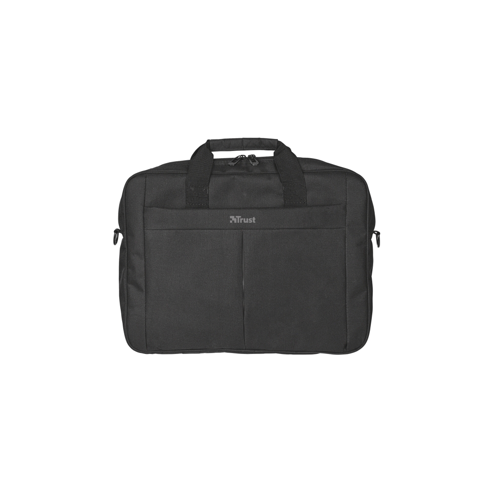 ნოუთბუქის ჩანთა & მაუსი  TRUST PRIMO 16" BAG WITH WIRELESS MOUSE - Black