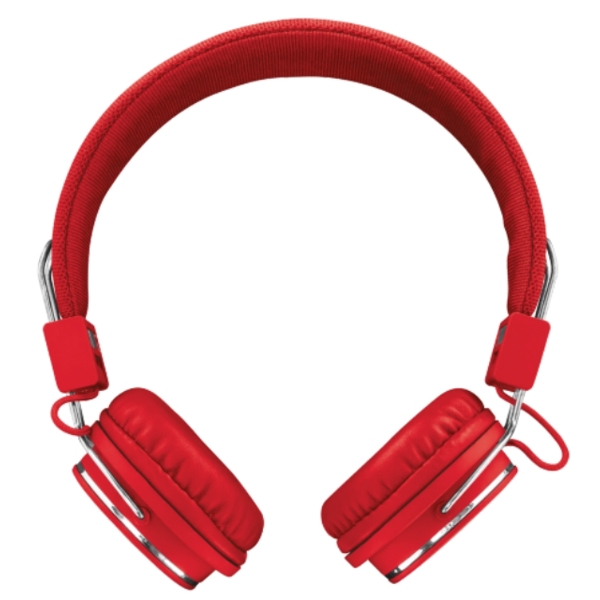 ყუესასმენი  TRUST ZIVA FOLDABLE HEADPHONE - RED