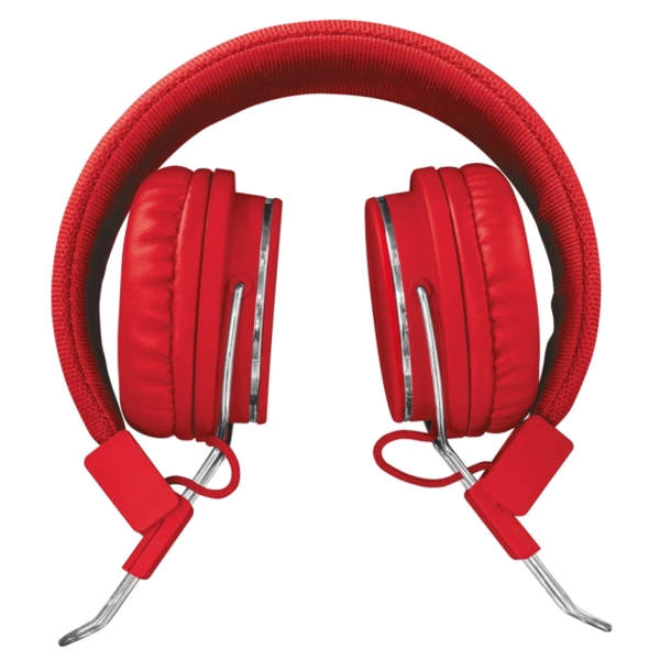 ყუესასმენი  TRUST ZIVA FOLDABLE HEADPHONE - RED