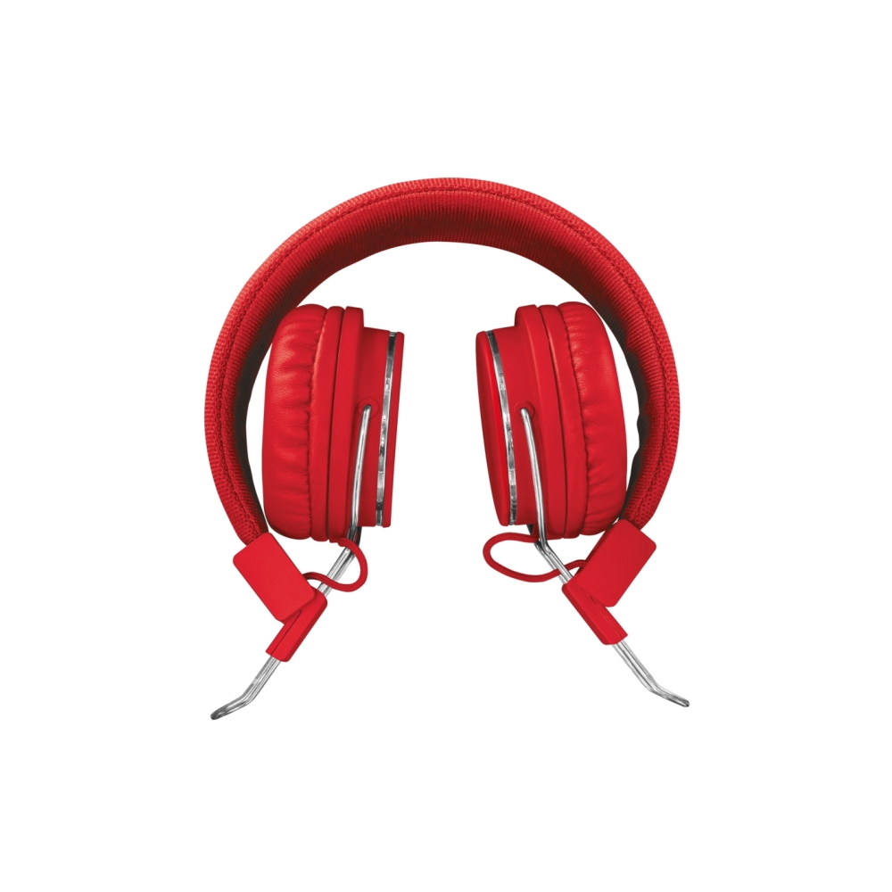 ყუესასმენი  TRUST ZIVA FOLDABLE HEADPHONE - RED