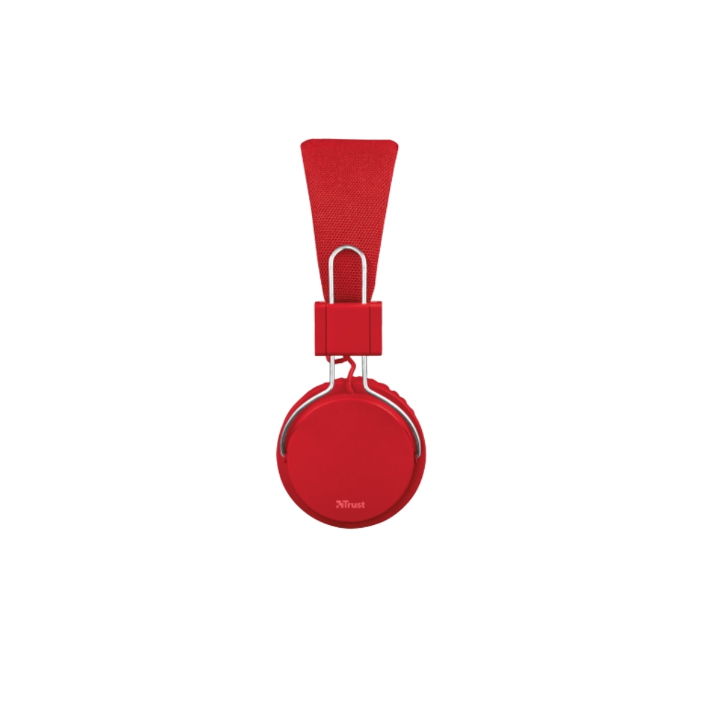 ყუესასმენი  TRUST ZIVA FOLDABLE HEADPHONE - RED