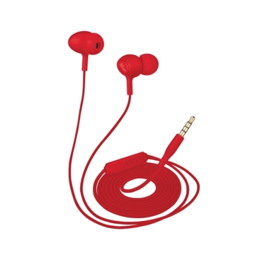 ყურსასმენი  TRUST ZIVA IN-EAR HEADPHONES WITH MICROPHONE - RED