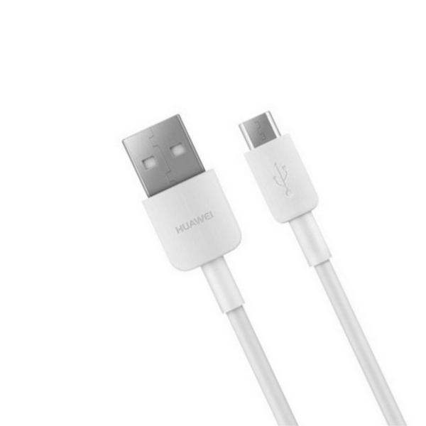 მობილურის დამტენი HUAWEI  QUICK USB CHARGER + DATA CABLE  WHITE