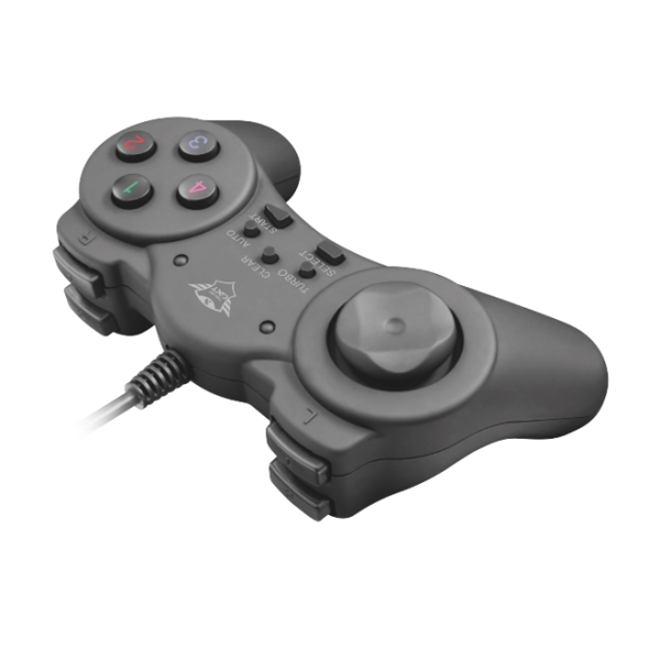 გეიმპადი  TRUST GXT 510 TEBUR GAMEPAD FOR PC / 4 shoulder buttons, 8-way D-pad and 9 programmable buttons / Rubber coating for perfect grip / 1.8m cable length / 