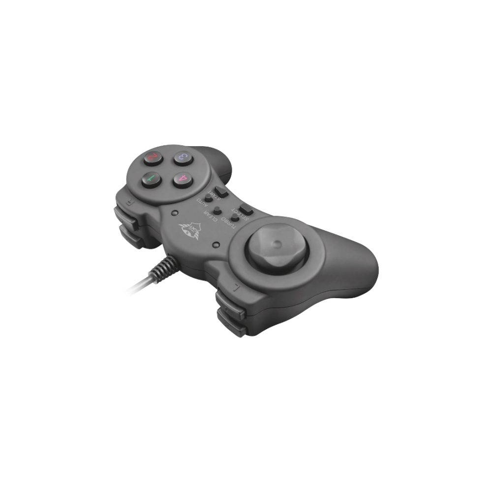 გეიმპადი  TRUST GXT 510 TEBUR GAMEPAD FOR PC / 4 shoulder buttons, 8-way D-pad and 9 programmable buttons / Rubber coating for perfect grip / 1.8m cable length / 
