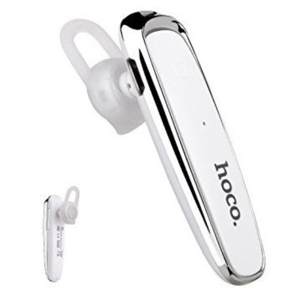 Bluetooth გარნიტურა MOBILE ACCESSORY  HOCO E5 WIRELESS EARPHONE MATT WHITE