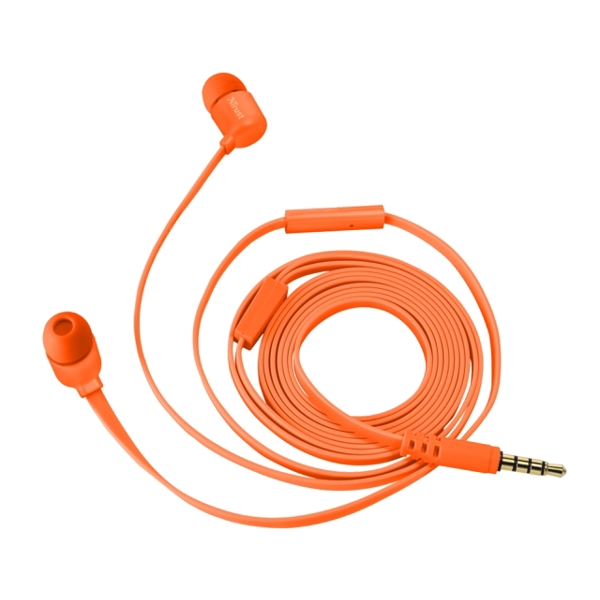 ყურსასმენი TRUST DUGA IN-EAR HEADPHONES - NEON ORANGE