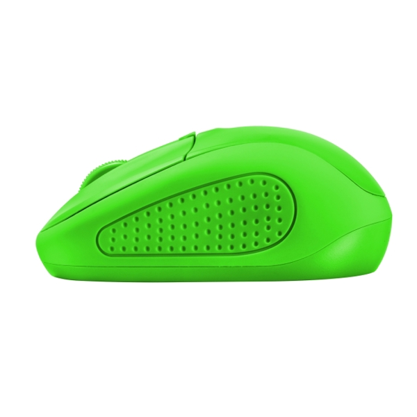 მაუსი  TRUST PRIMO WIRELESS MOUSE Speed select button 1000-1600 DPI- NEON GREEN