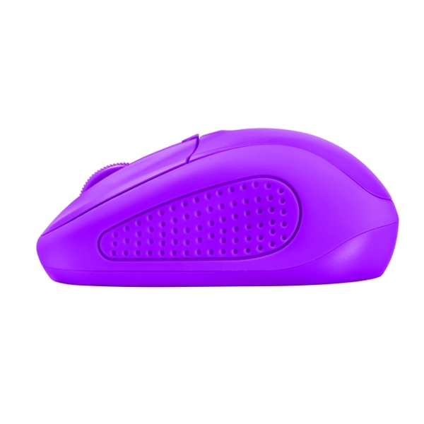 მაუსი  TRUST PRIMO WIRELESS MOUSE Speed select button 1000-1600 DPI- NEON PURPLE