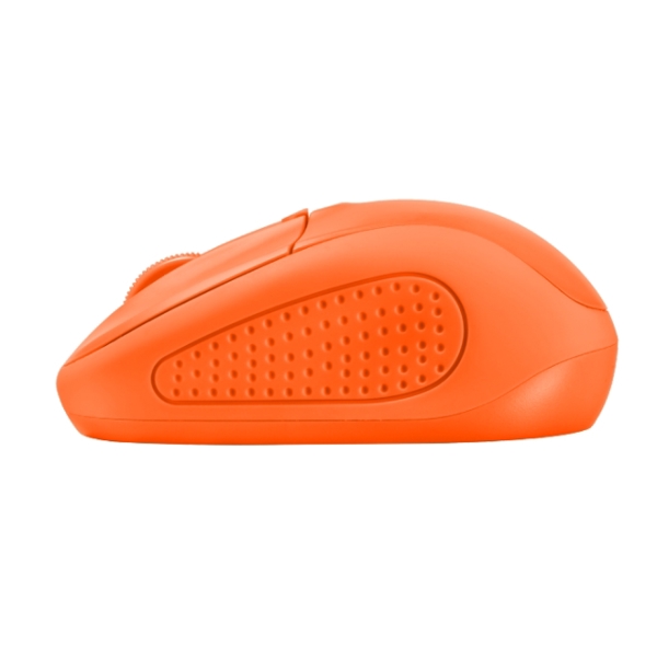 მაუსი  TRUST PRIMO WIRELESS MOUSE Speed select button 1000-1600 DPI- NEON ORANGE