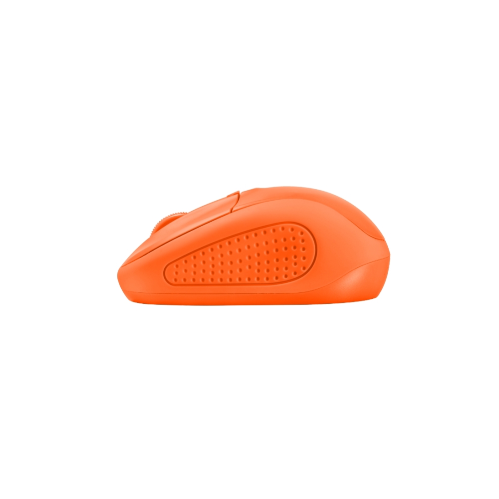 მაუსი  TRUST PRIMO WIRELESS MOUSE Speed select button 1000-1600 DPI- NEON ORANGE