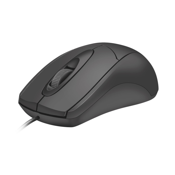 მაუსი TRUST ZIVA OPTICAL MOUSE 1000 dpi optical sensor, -Black/Grey