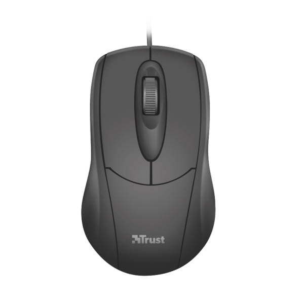 მაუსი TRUST ZIVA OPTICAL MOUSE 1000 dpi optical sensor, -Black/Grey