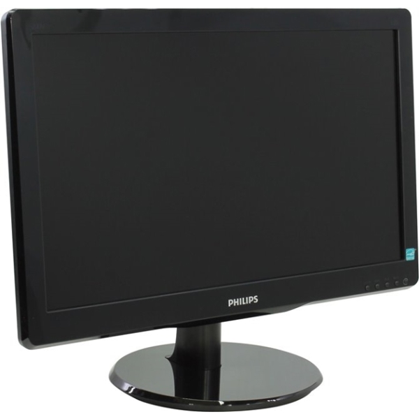 მონიტორი  PHILIPS 200V4QSBR/00,  20" 16:9, MVA-panel, LED Backlight, Glossy Black, 1920x1080, DVI, DC 10 000 000:1, 8ms GG, 250 cd/m2, 178/178, VESA 100, Power IN, EnergyStar 6.0, TCO
