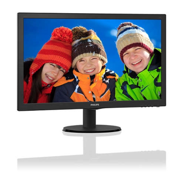 მონიტორი  PHILIPS 243V5LHSB5/00,  23,6"  LCD panel type: TFT-LCD Aspect ratio: 16:9; Optimum resolution: 1920 x 1080 @ 60 Hz