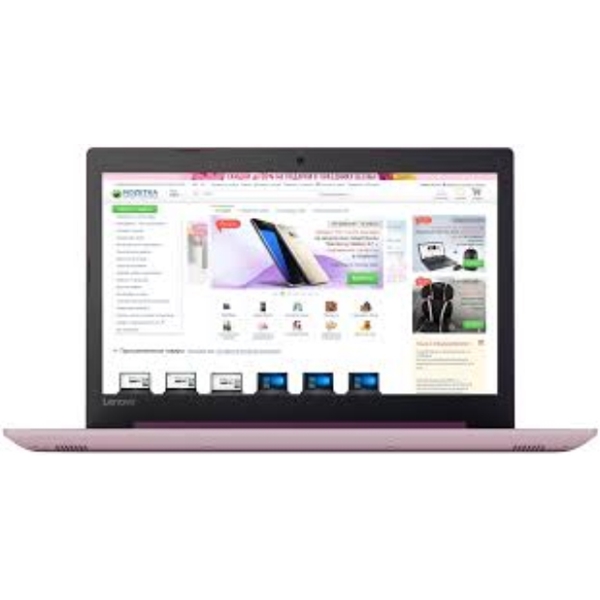 ნოთბუქი IDEAPAD IDEAPAD  320-15IAP  PURPLE 15.6" HD  N-3350  4GB, 1TB, DVD-RW, DOS