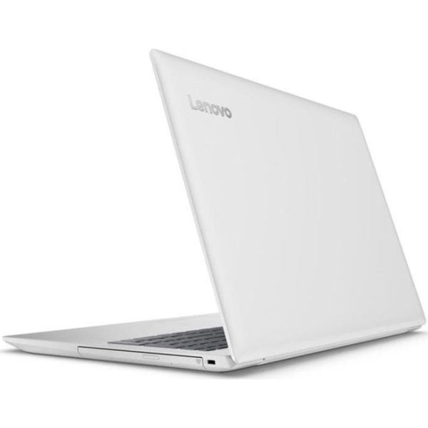 ნოუთბუქი IDEAPAD IDEAPAD IP 320-15IAP WHITE  15.6"  HD  CEL N3350  4GB, 1TB, DVD-RW, DOS