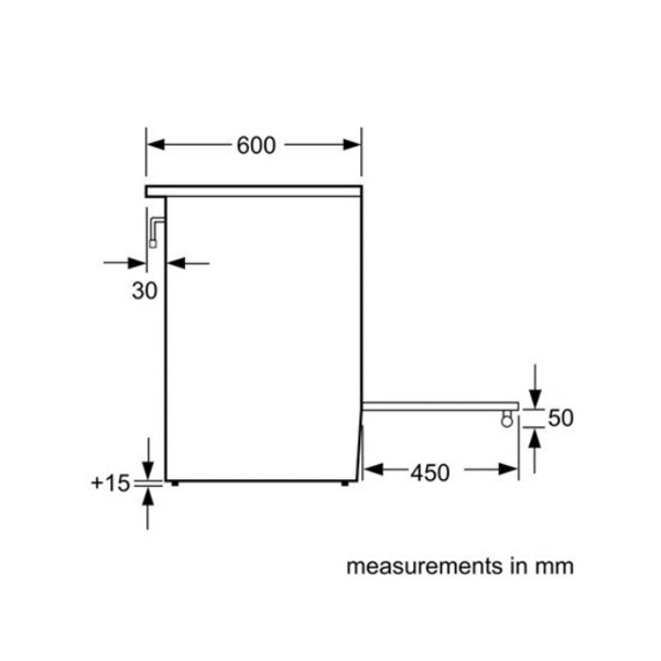 გაზქურა გაზის - BOSCH - HGD625255Q