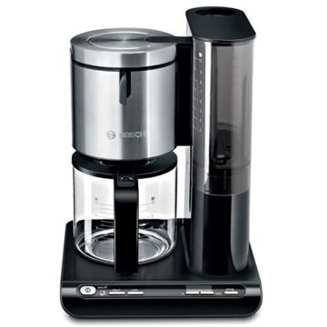 Bosch TKA8633, 1160W, 1.25L, Coffee Machine, Black/Silver