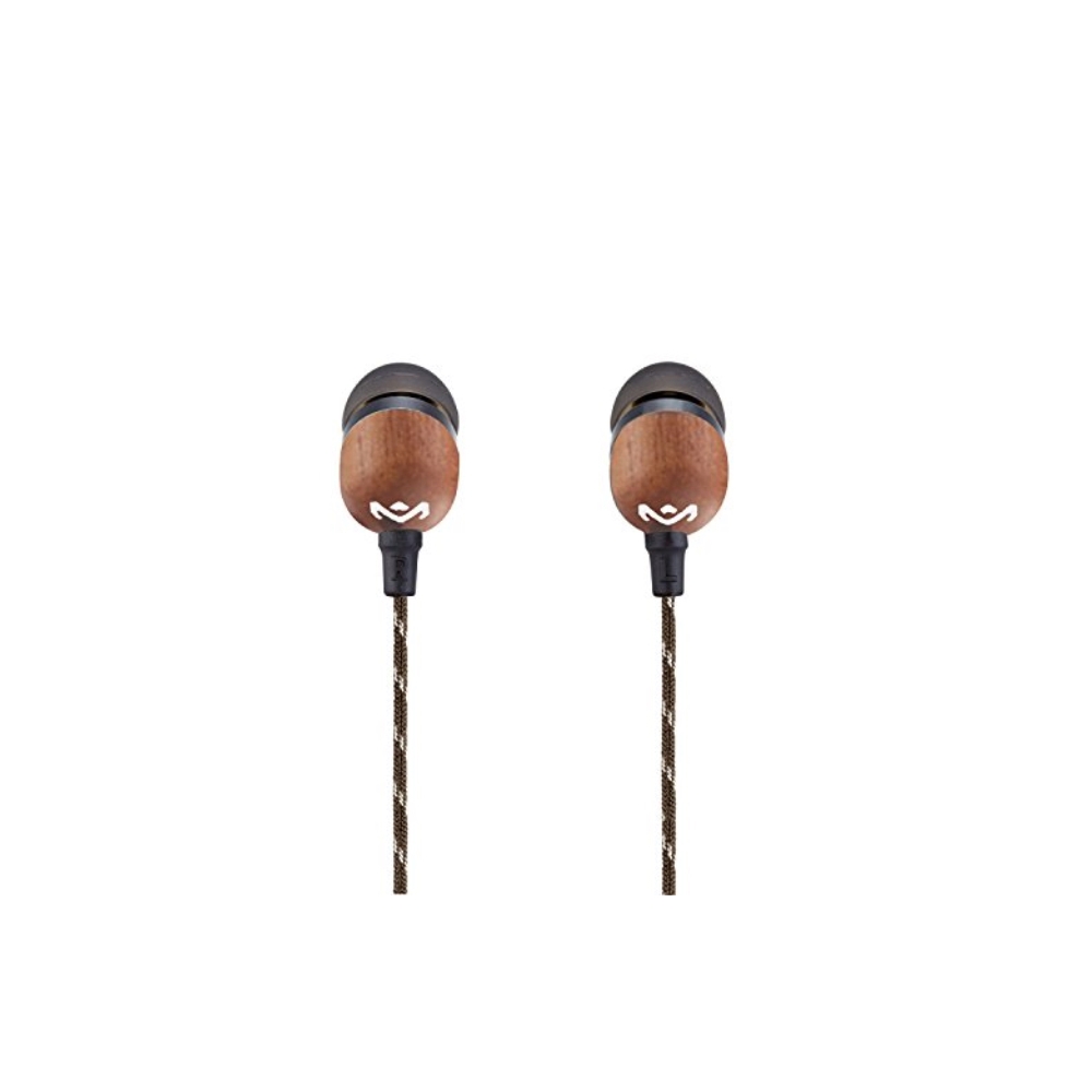 ყურსასმენი HOUSE OF MARLEY SMILE JAMAICA IN-EAR HEADPHONES WITH REMOTE AND MICROPHONE   BRASS                          EM-JE041-BA