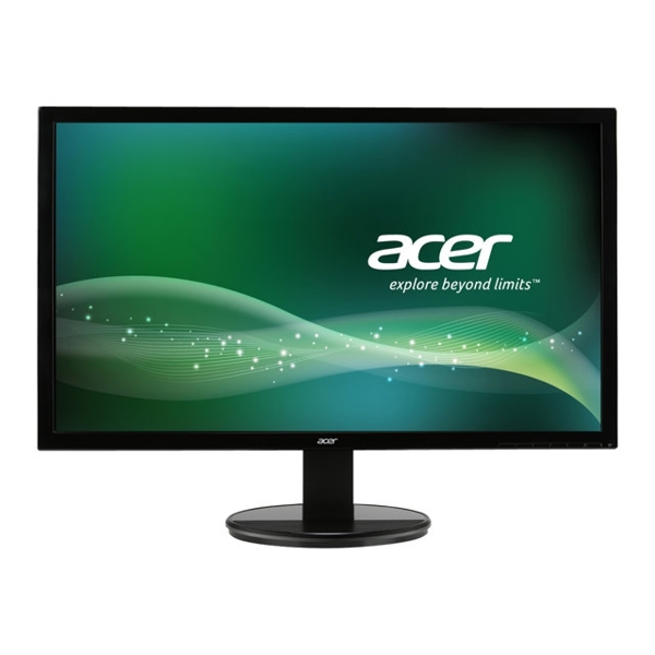 მონიტორი  ACER EcoDisplay 24" , K242HLbid, 5ms 100M:1 ACM 250nits LED DVI (w/HDCP) HDMI EURO/UK EMEA MPRII Black Acer