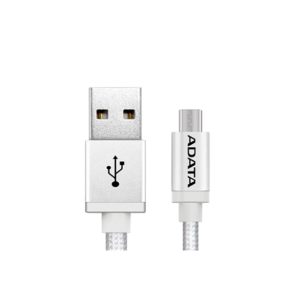 ADATA Sync and Charge Micro USB Cable, USB A, Micro-USB B, 1 m, Silver