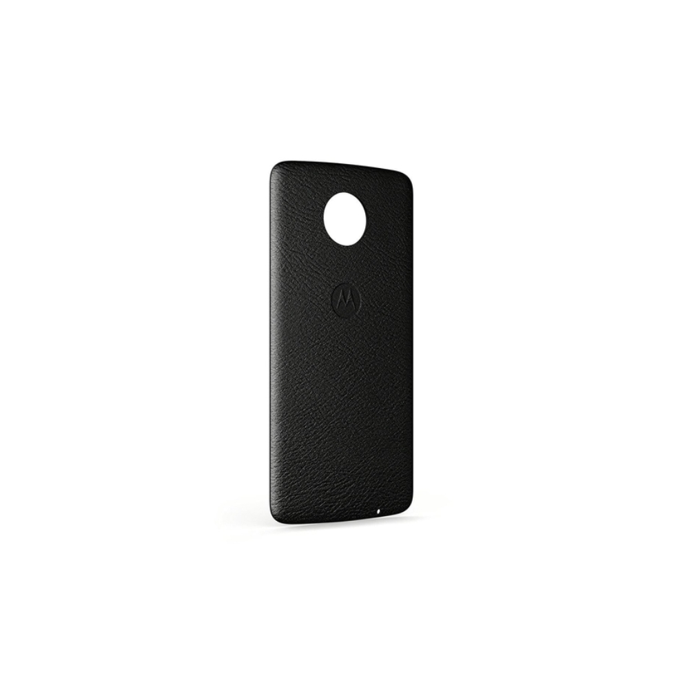 მობილურის დამცავი MOBILE ACCESSORY  MOTO MOD BLACK LEATHER (MWASMCAPBKLREU)