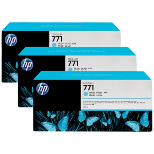 კარტრიჯი  HP 771C 775-ml Light Cyan DesignJet Ink Cartridge