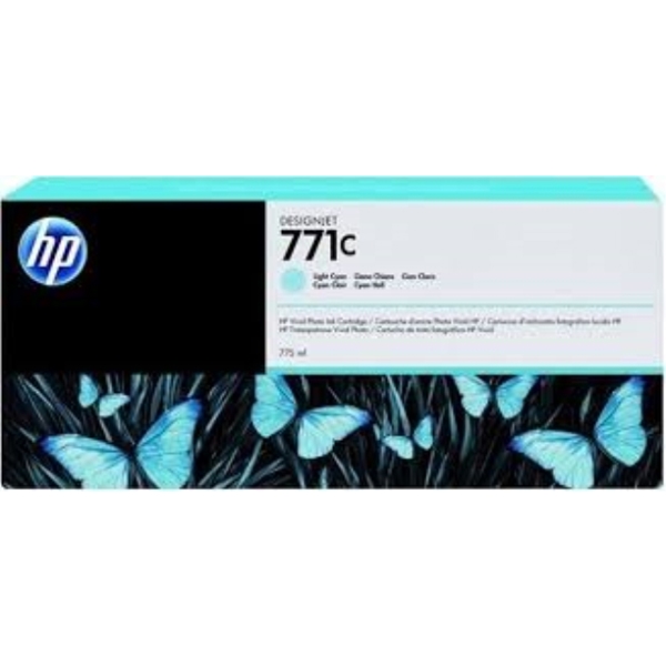 კარტრიჯი  HP 771C 775-ml Light Cyan DesignJet Ink Cartridge