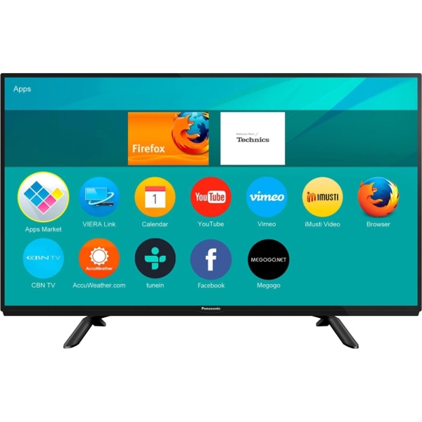 ტელევიზორი LED PANASONIC TV 49" (124CM) TX49ESR500  SMART FHD 1920X1080 600HZ 176*  2X10W  USB MOVIE 2X HDMI  RGB  SCART LAN WIFI   VESA  DVB-TT2DVB-S2DVB-C