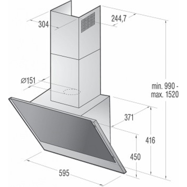 გამწოვი  GORENJE  WHI641E6B