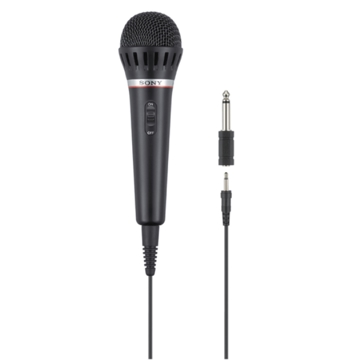 მიკროფონი SONY F-V120 UNIDIRECTIONAL DYNAMIC VOCAL MICROPHONE, WIRED ,53 DB ,UNI-DIRECTIONAL - 60 - 12000 HZ - EFFECTIVE OUTPUT LEVEL 56.8 DB ± 3 DB - OUTPUT IM