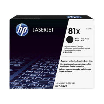 კარტრიჯი HP 81X High Yield Black Original LaserJet Toner Cartridge