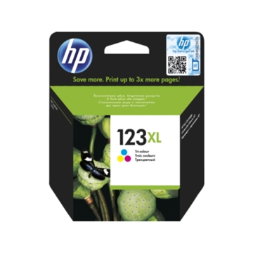 კარტრიჯი HP 123XL High Yield Tri-color Original Ink Cartridge