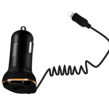  HOCO Z14 SINGLE PORT WITH MICRO CABLE CAR CHARGER BLACK